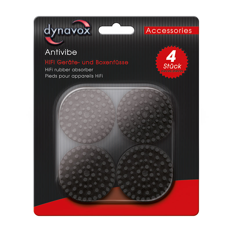 Dynavox 53 mm Antivibe Geräte- und Boxenfüße rund