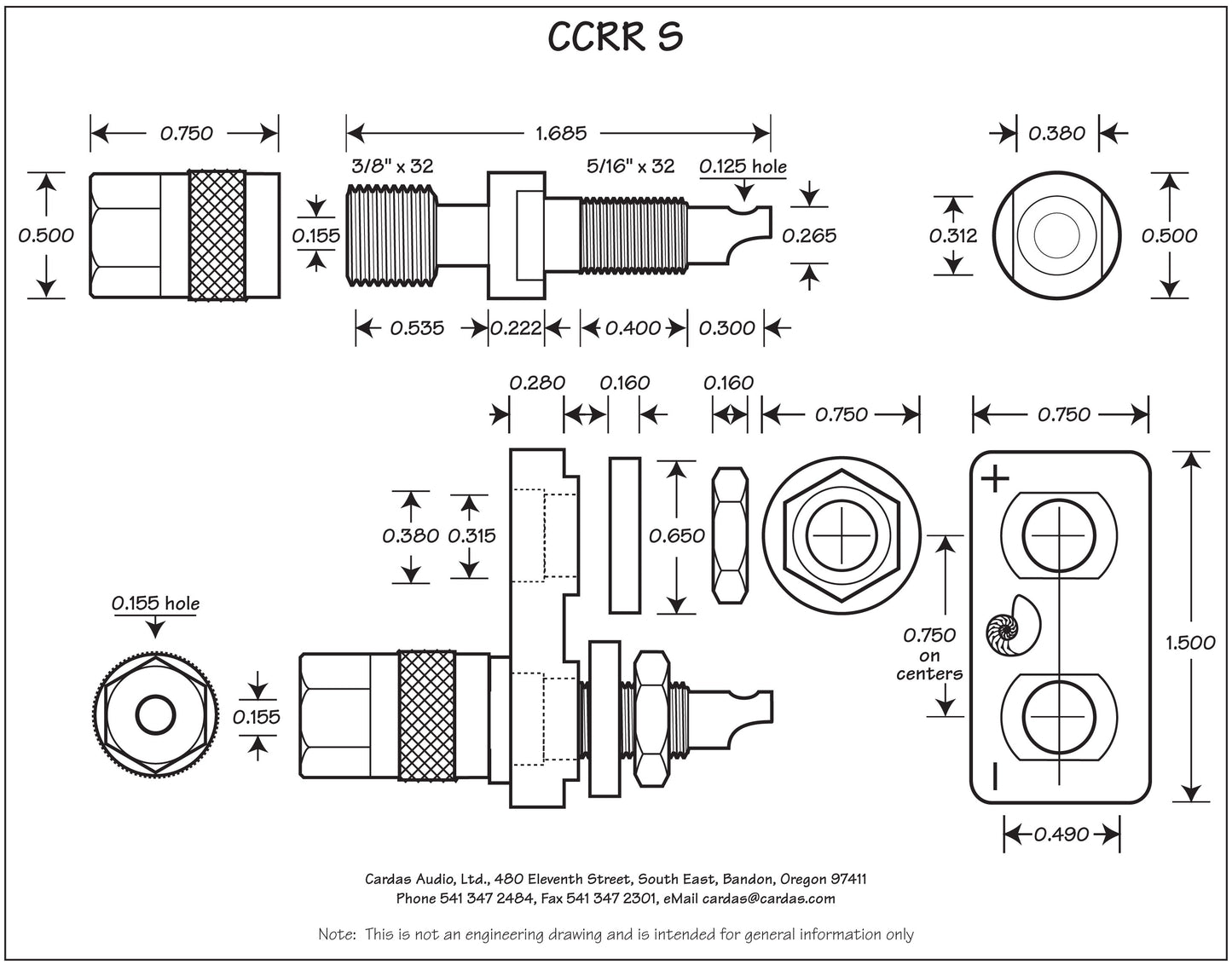 Cardas CCRR S Lautsprecher Terminal