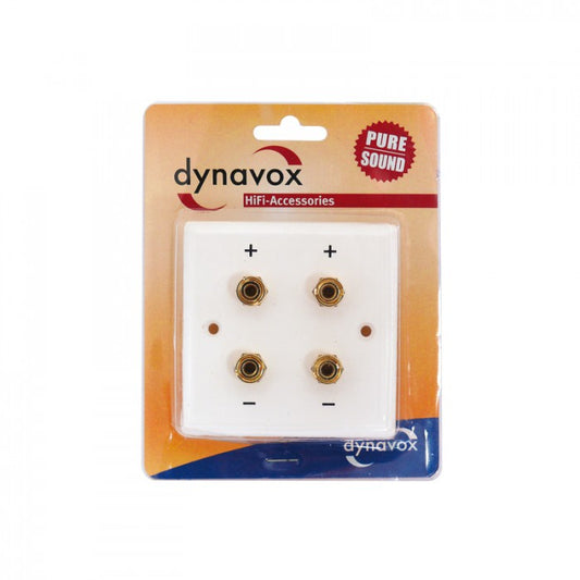 Dynavox Lautsprecher Wanddose für 2 Paar