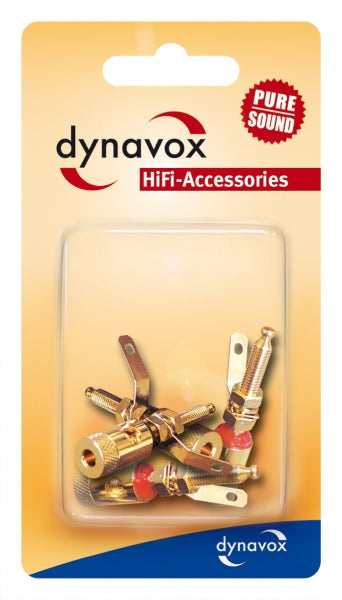 Dynavox Einbaupolklemme Lautsprecher vergoldet
