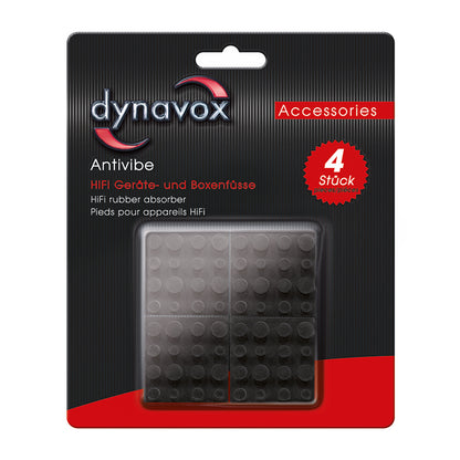 Dynavox quadratisch Antivibe Geräte- und Boxenfüße