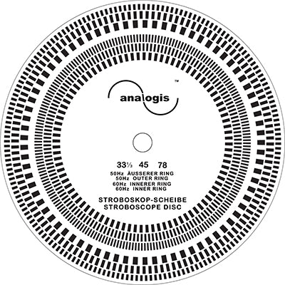 Analogis Stroboskopscheibe Perfekt Pitch