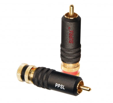 Supra PPSL Cinch Stecker mit Chuckverschluß