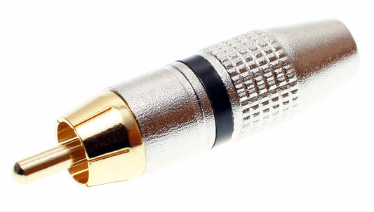 Dynavox Cinchstecker 7 mm rot / schwarz