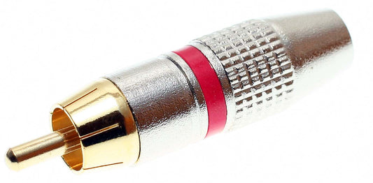 Dynavox Cinchstecker 7 mm rot / schwarz