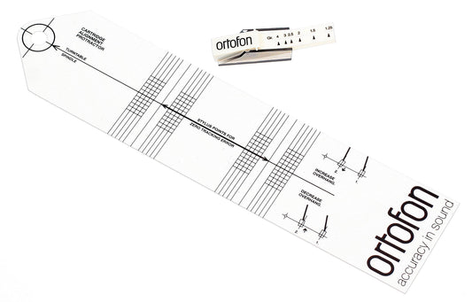 Ortofon Überhangschablone & Tonarmwaage Set