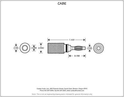 Cardas CABE Bananen Stecker