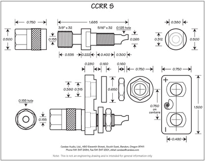 Cardas CCRR S Lautsprecher Terminal