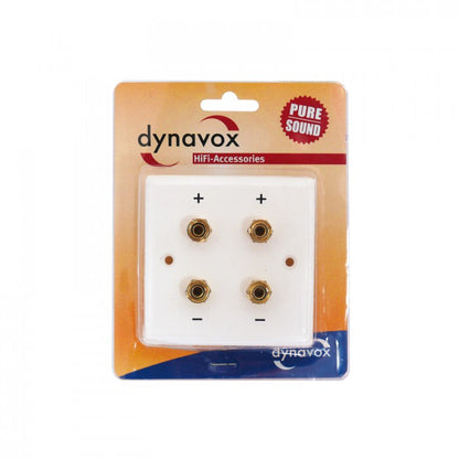 Dynavox Lautsprecher Wanddose für 2 Paar