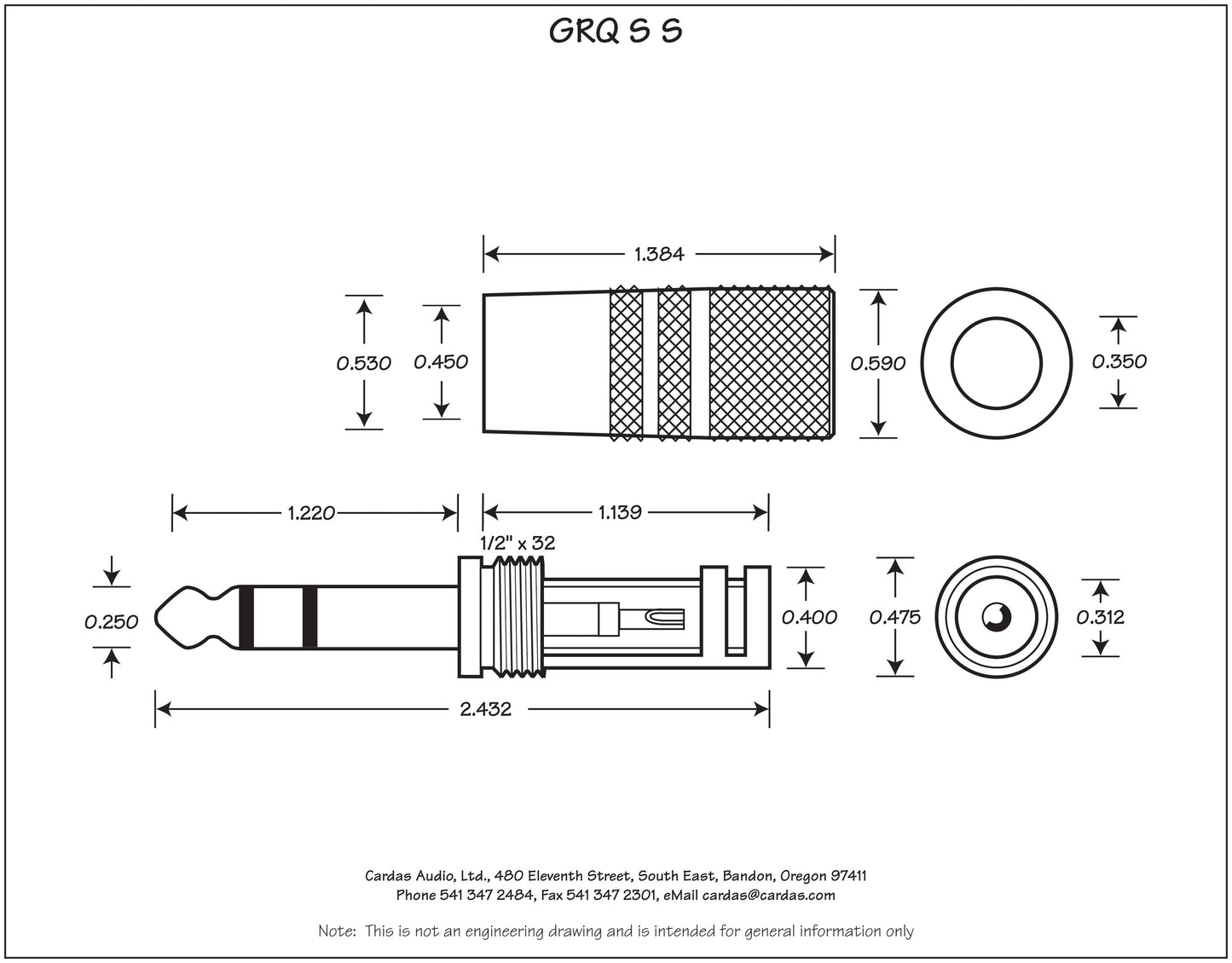 Cardas GRQ SS 6,3mm Stereo