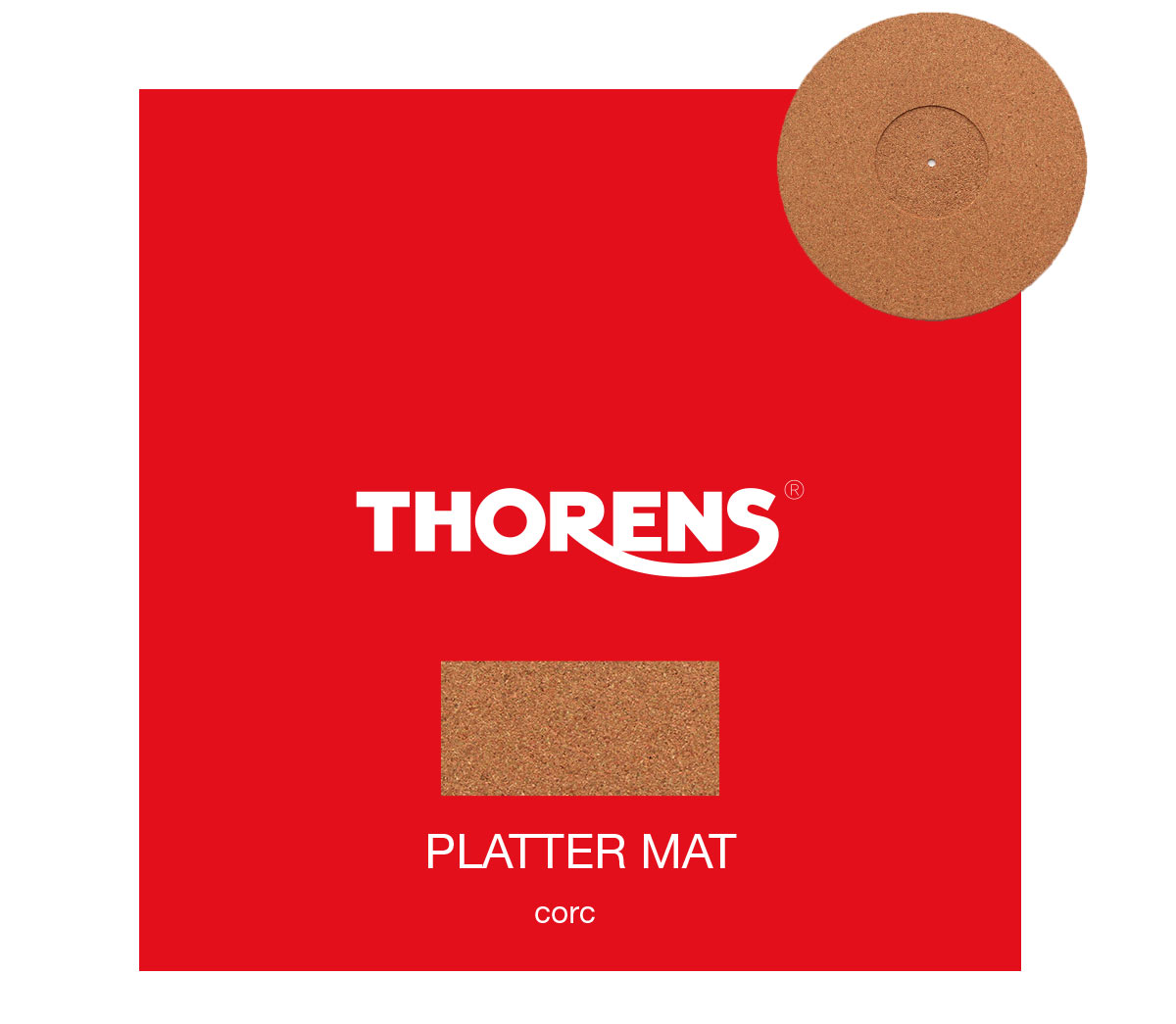 Thorens Plattentellerauflage Feinkork